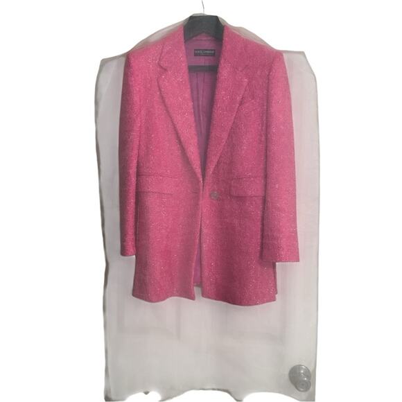 Dolce & Gabbana Hot Pink Sequined Blazer size IT 36 seen on Lisa from Vanderpump - Picture 16 of 16